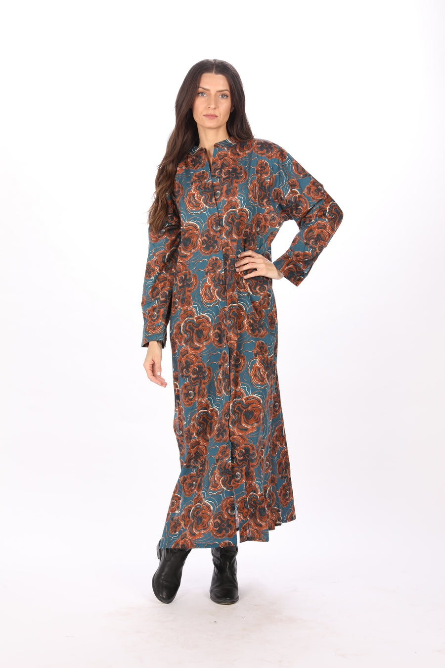 Gaby Dress Tunic. Terra