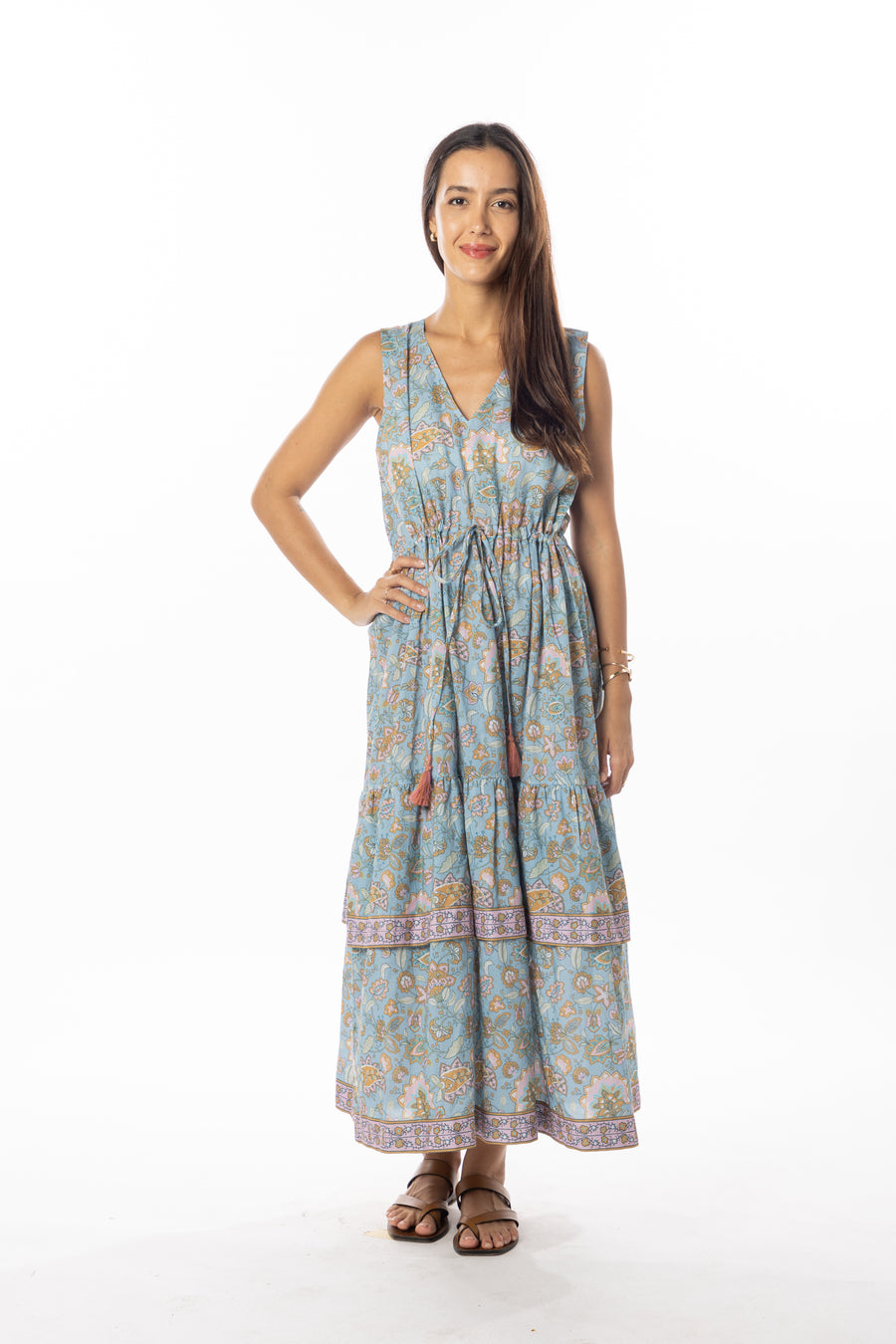 Allison Dress | Powder Blue | Spring | Summer | Bindu Clothing
