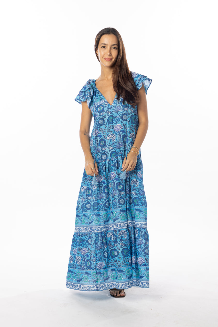 Anabella Dress | Azure | Spring | Bindu Clothing
