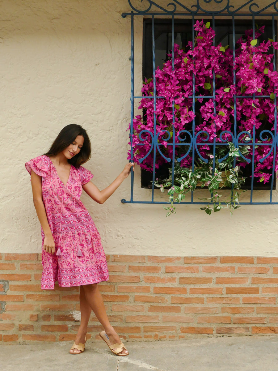 Carolina Dress | Bubblegum | Bindu Clothing