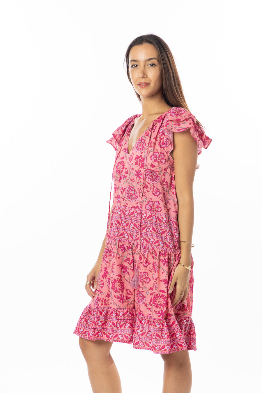 Carolina Dress | Bubblegum | Spring | Summer | Bindu Clothing
