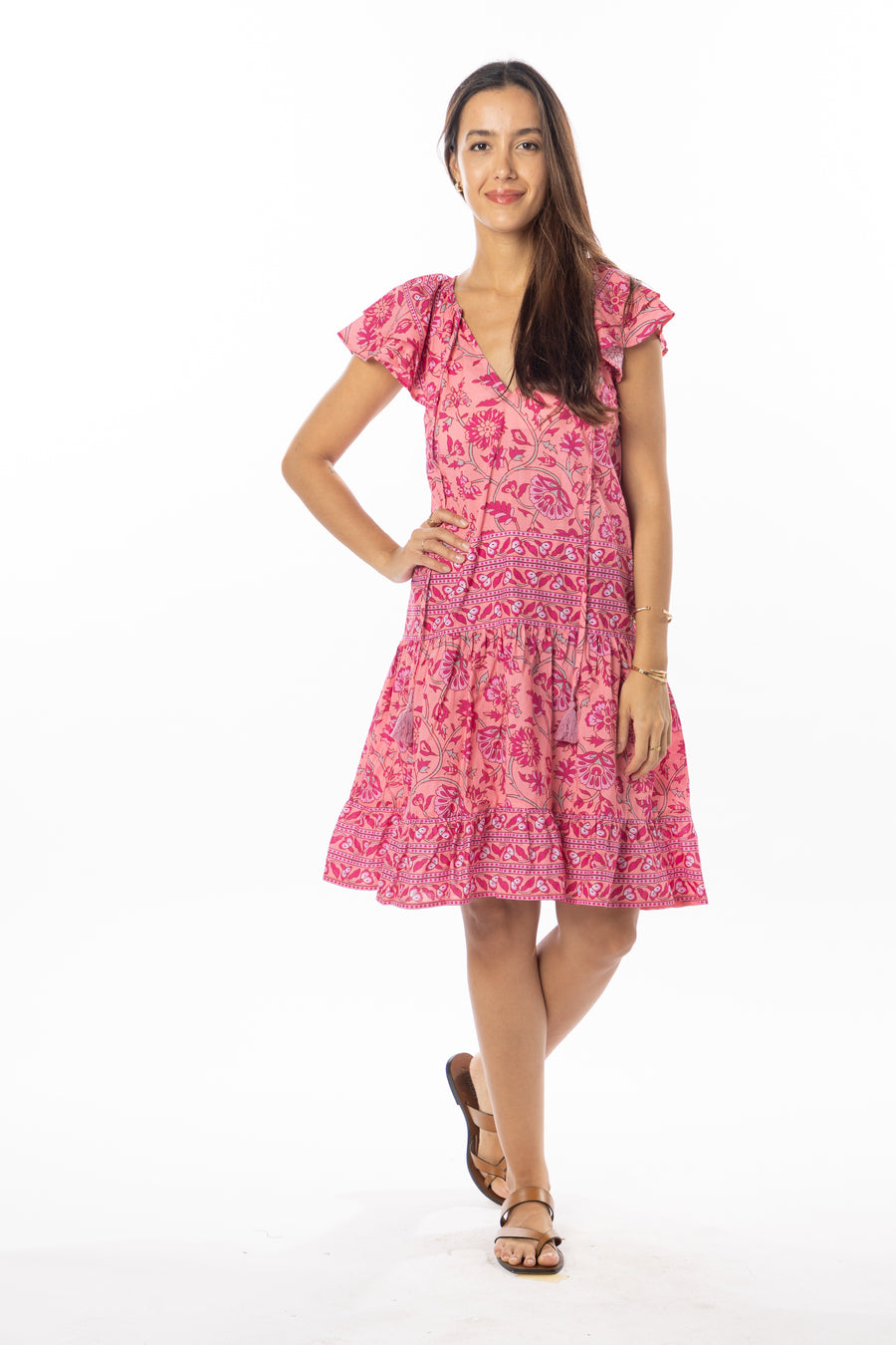 Carolina Dress | Bubblegum | Spring | Bindu Clothing