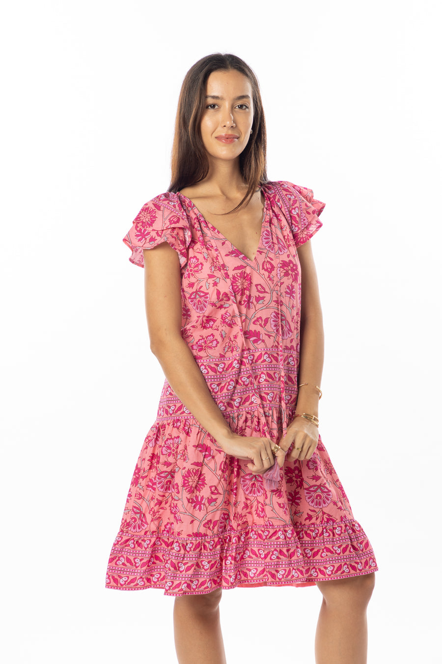 Carolina Dress | Bubblegum | Spring | Summer | Bindu Clothing
