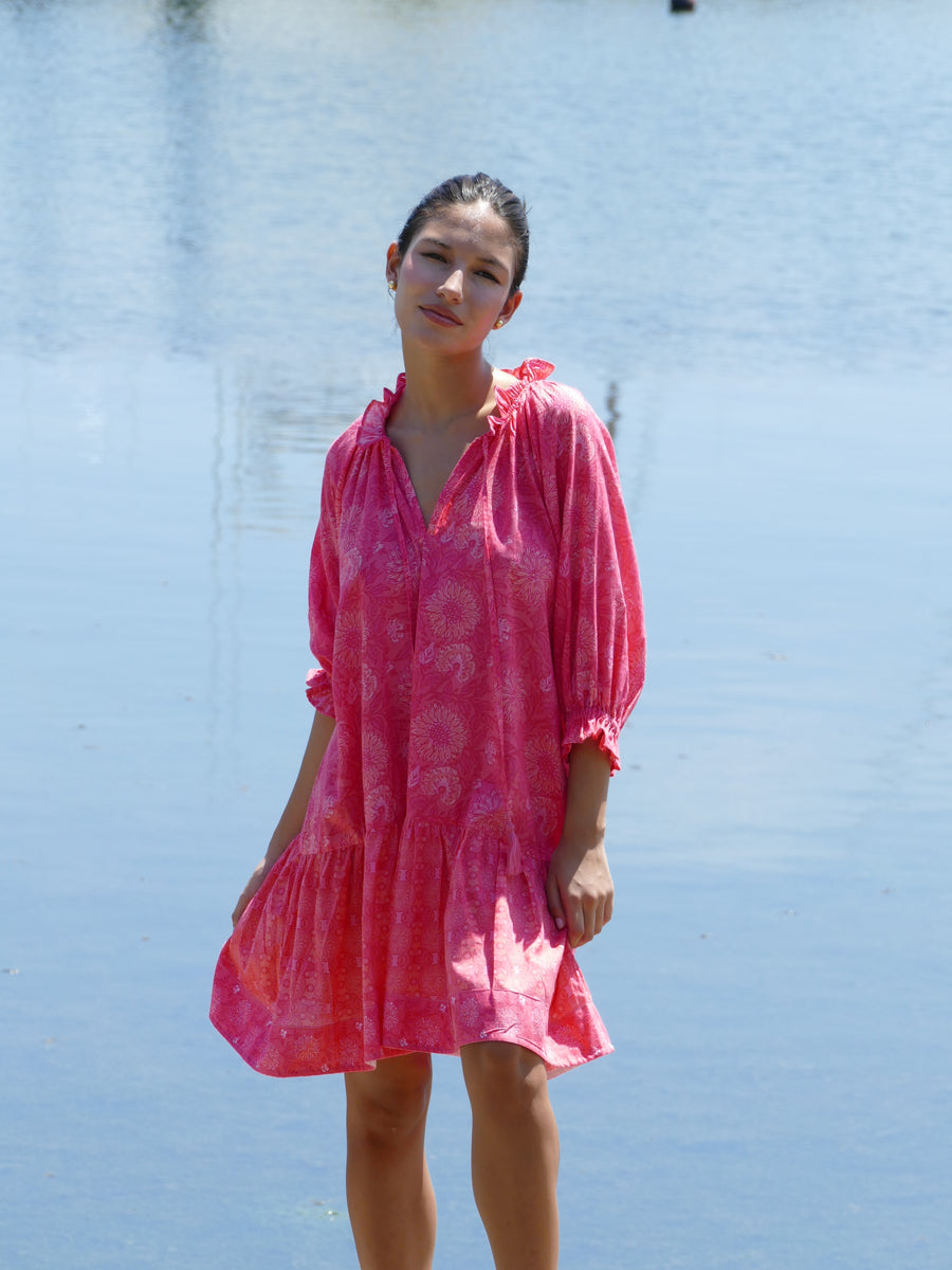 Claire Dress | Fruit Punch | Beach Dress | Bindu Clothing
