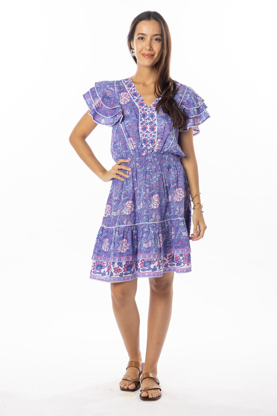 Gianna Dress | Iris | Spring Collection |  Bindu Clothing