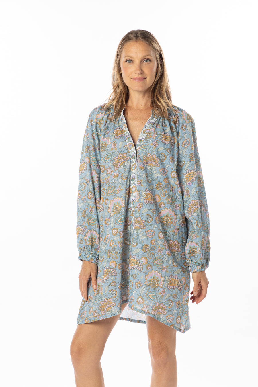 Grace Dress Tunic | Powder Blue | Spring | Summer | Bindu Clothing
