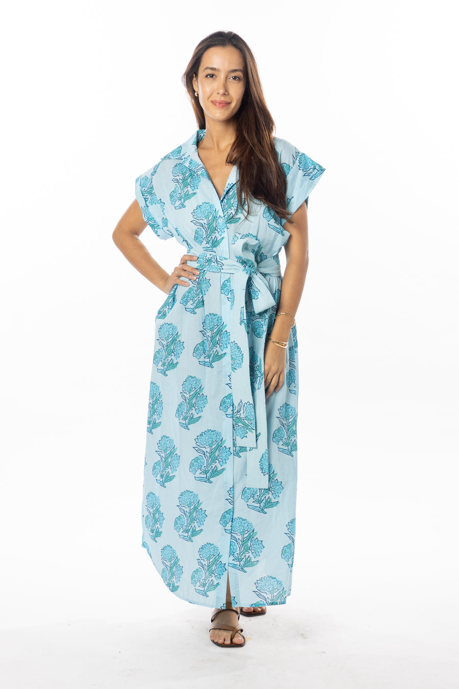 Paige Dress | Blue Lagoon | Bindu Clothing