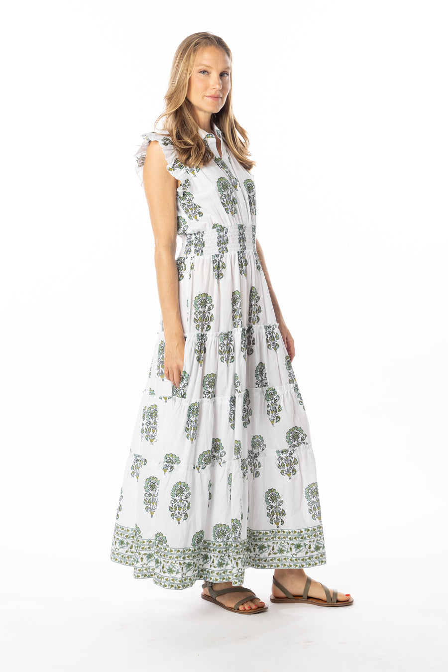 Paulina Dress | Green Tea | Spring | Summer | Bindu Clothing