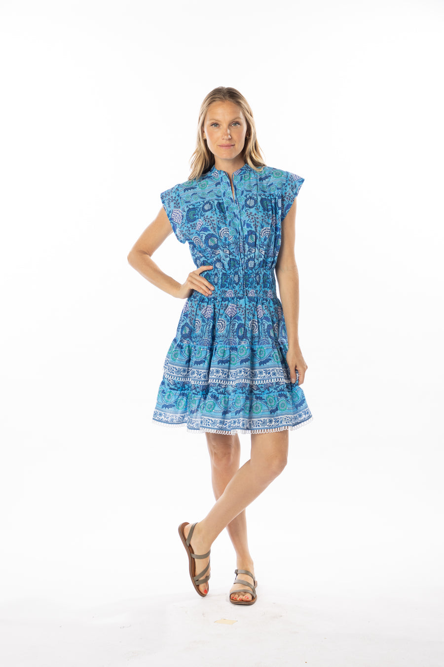 Poppy Dress | Azure | Spring | Bindu Clothing
